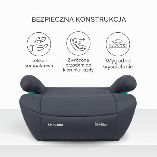 KikkaBoo i-Pop i-Size Isofix-zitverhoger 125-150 cm