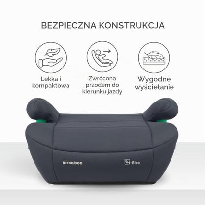 KikkaBoo i-Pop i-Size Isofix-zitverhoger 125-150 cm