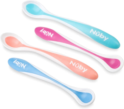 NUBY κουταλάκια Hot Safe με αισθητήρα θερμοκρασίας 3 μηνών+ x4
