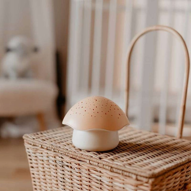PABOBO Mushroom sterrenprojector met melodieën en huilsensor PADDENSTOEL