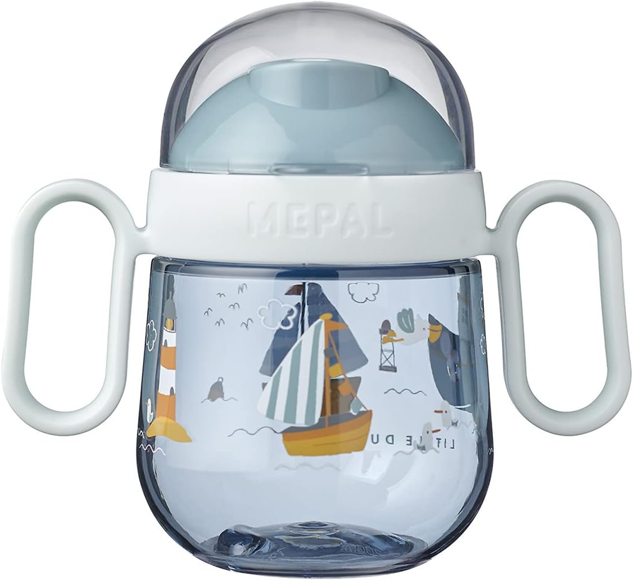 MEPAL Sippy Cup anti-lekbeker dubbelzijdige tuit 200 ml 6 m+
