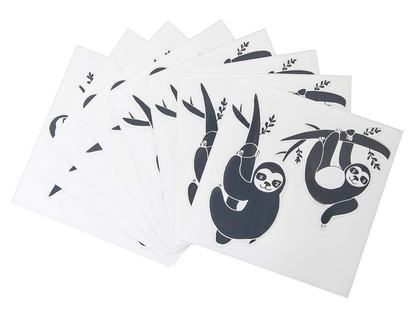 UBBI decoratieve stickers voor beker, bidon, fles en meer LUIAARD 16 stuks