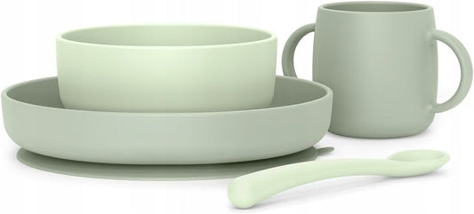 SUAVINEX Selection set de vaisselle en silicone 4 pièces 4m+