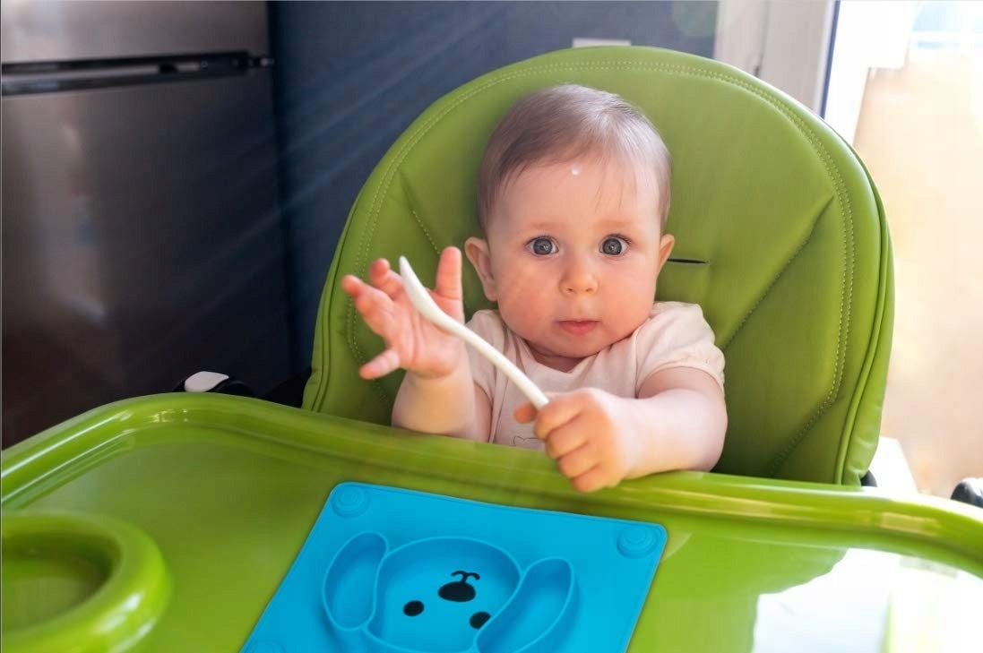 TODDLER covoraș farfurie 3 compartimente antiderapant