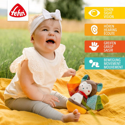 FEHN Netopýr wańka WSTAŃKA 20cm chrastítko