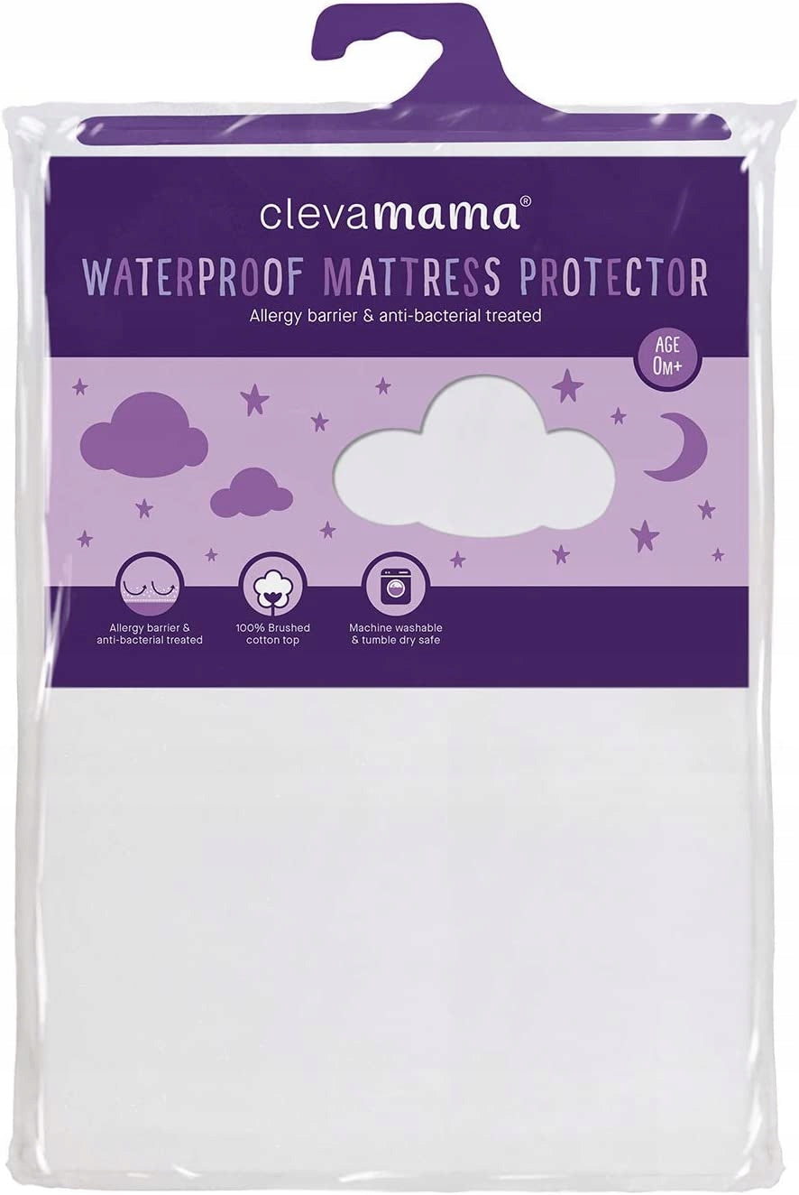 CLEVAMAMA lenzuolo impermeabile 60x120