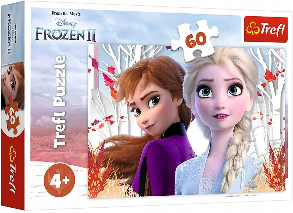 TREFL Puzzle Die Eiskönigin – Verzauberte Welt von Anna und Elsa 60 Teile 4 Jahre+