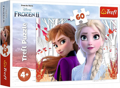 TREFL Puzzle Die Eiskönigin – Verzauberte Welt von Anna und Elsa 60 Teile 4 Jahre+