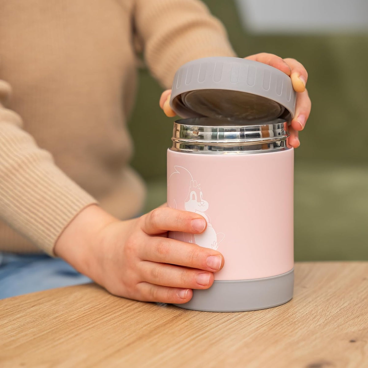 REER ColourDesign rozsdamentes acél ételtermosz MÓKUS 300 ml