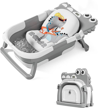 SUPERB compact baby bathtub with insert for newborns