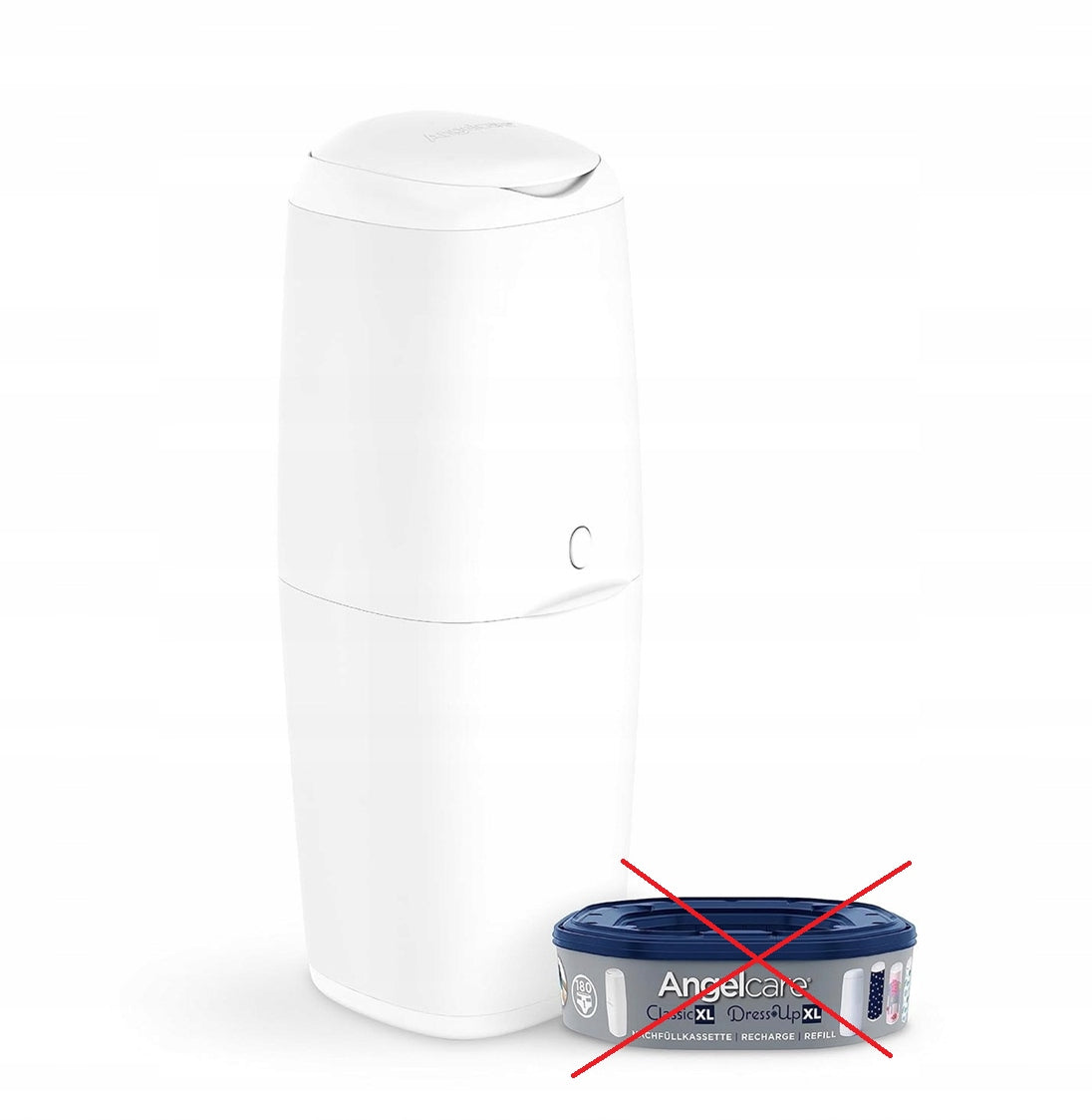 ANGELCARE Classic XL afvalbak voor gebruikte luiers zonder inlegger