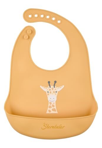 STERNTALER silicone bib with pocket, adjustable, BPA FREE