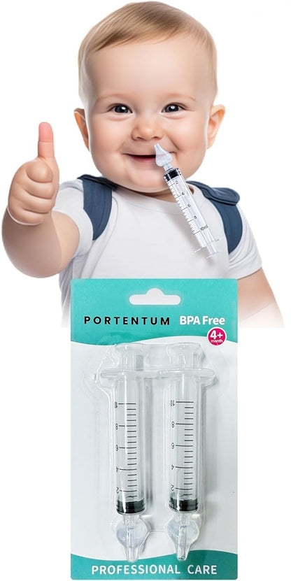 PORTENTUM irigator seringă pentru nas 2 bucăți 10 ml