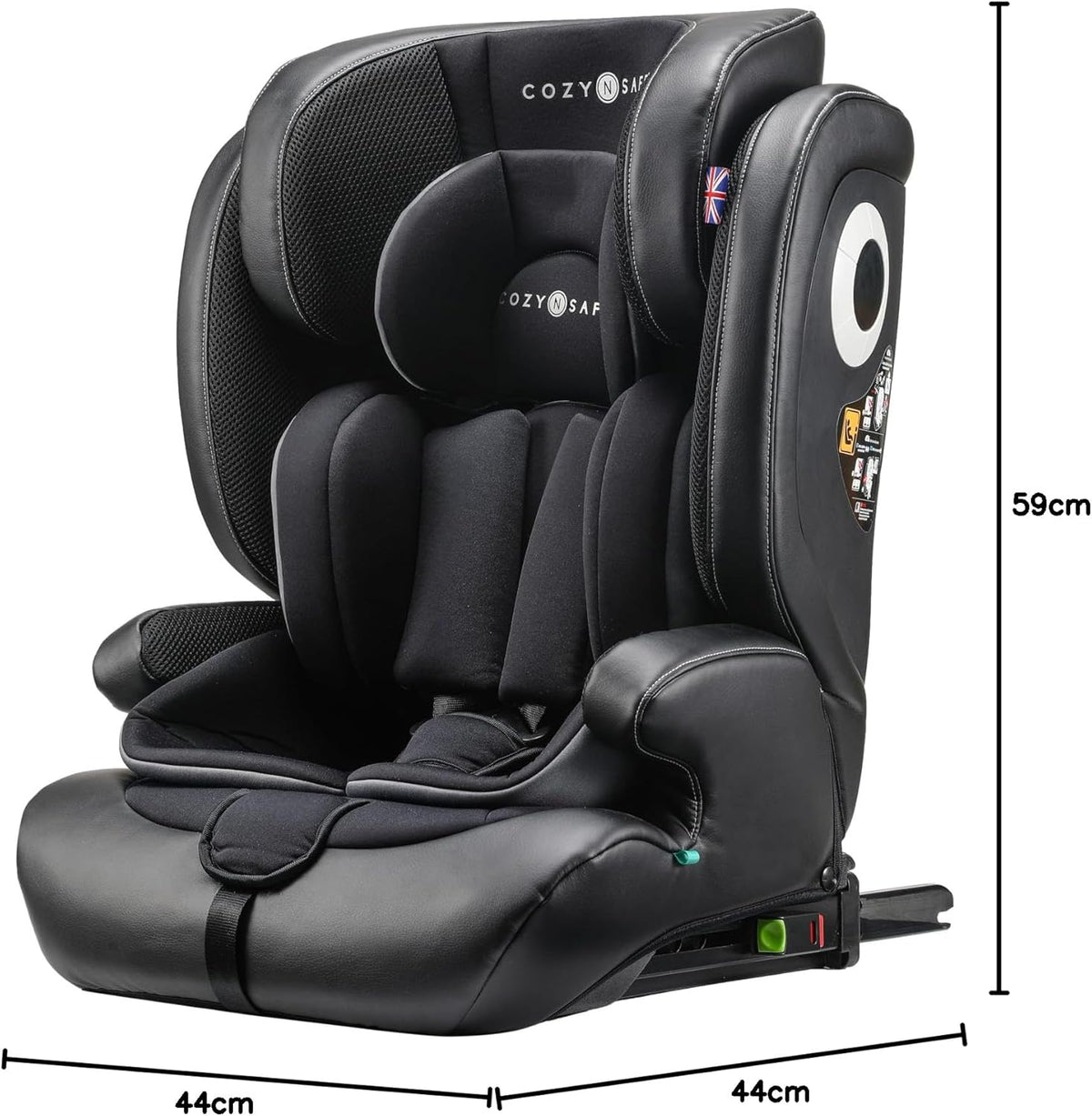 COZYnSAFE Hudson i-Size autostoel groep 1, 2 en 3 76-150cm