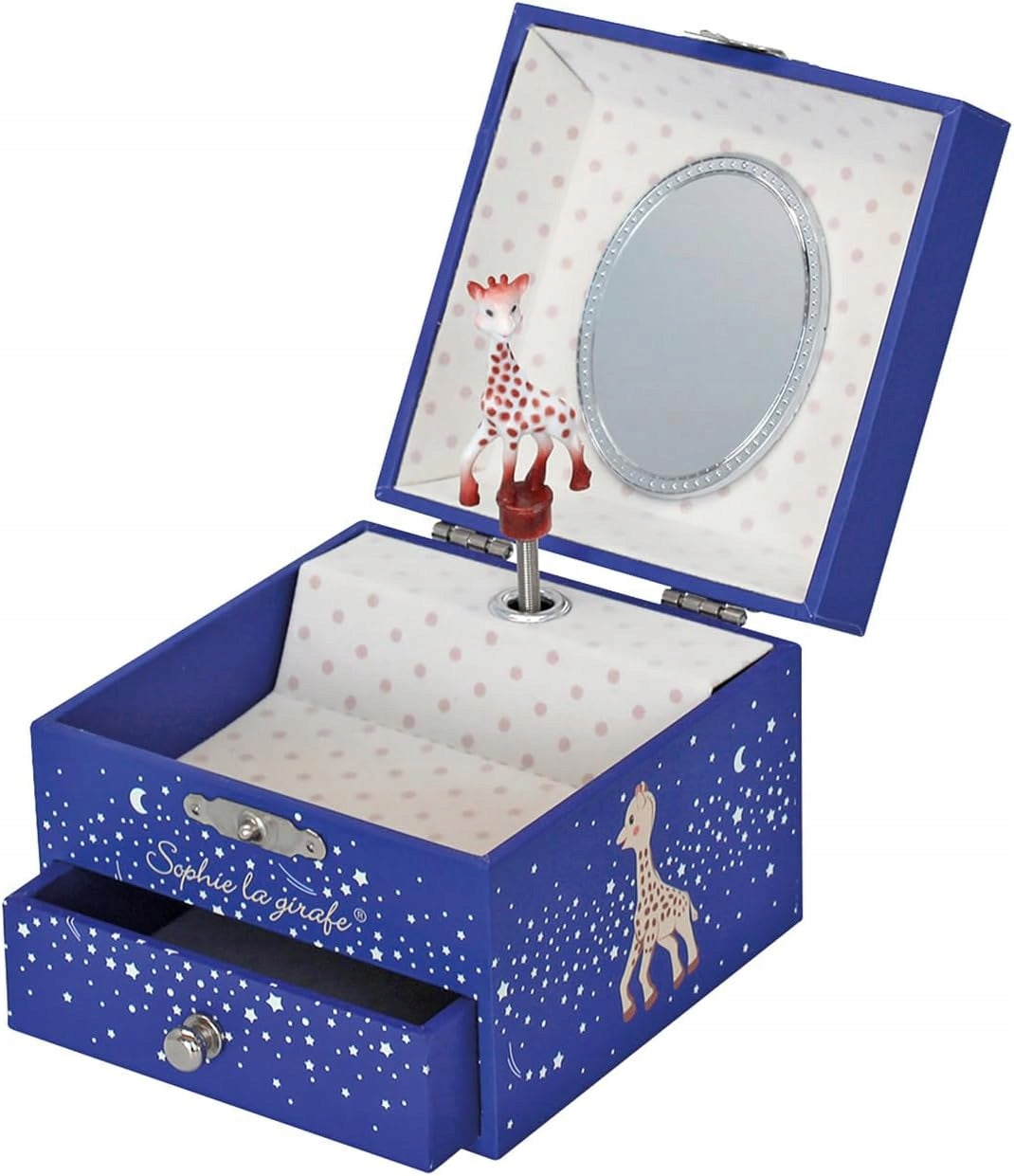 TROUSSELIER opschroefbare glow-in-the-dark muziekdoos SOPHIE LA GIRAFE