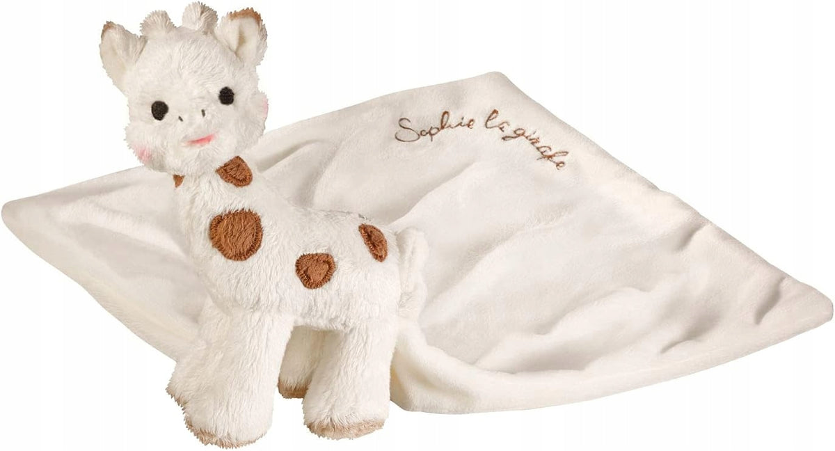 SOPHIE LA GIRAFE manta de apego 23 x 23 cm