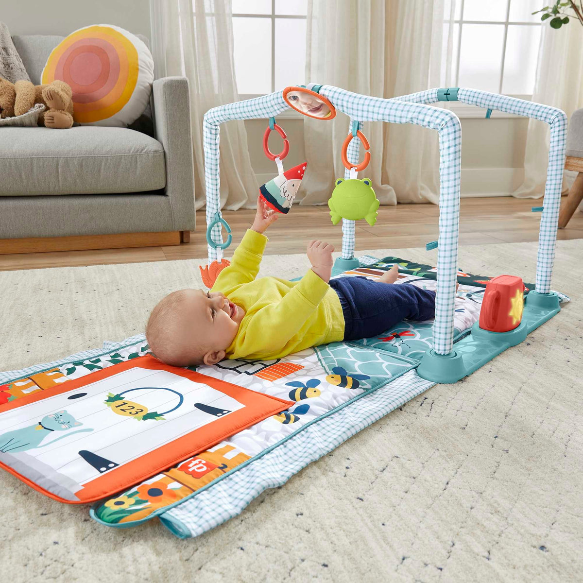 FISHER-PRICE 3-in-1 educatieve speelmat Explorer's House