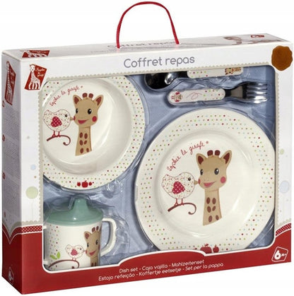 GIRAFFE SOPHIE melamine servies set 4-delig