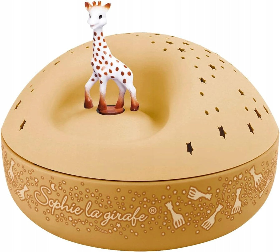 TROUSSELIER veilleuse avec boîte à musique et figurine tournante SOPHIE LA GIRAFE