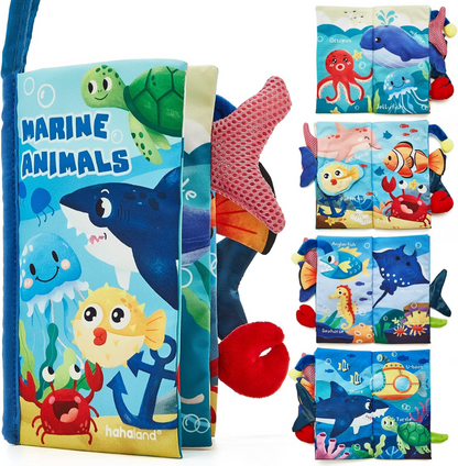 HAHALAND Marine Animals sensory book, pendant