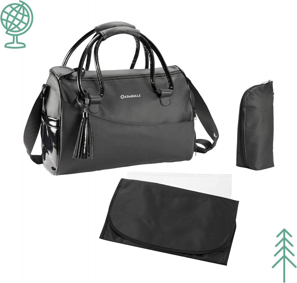 BADABULLE tas voor kinderwagen + accessoires GLOSSY