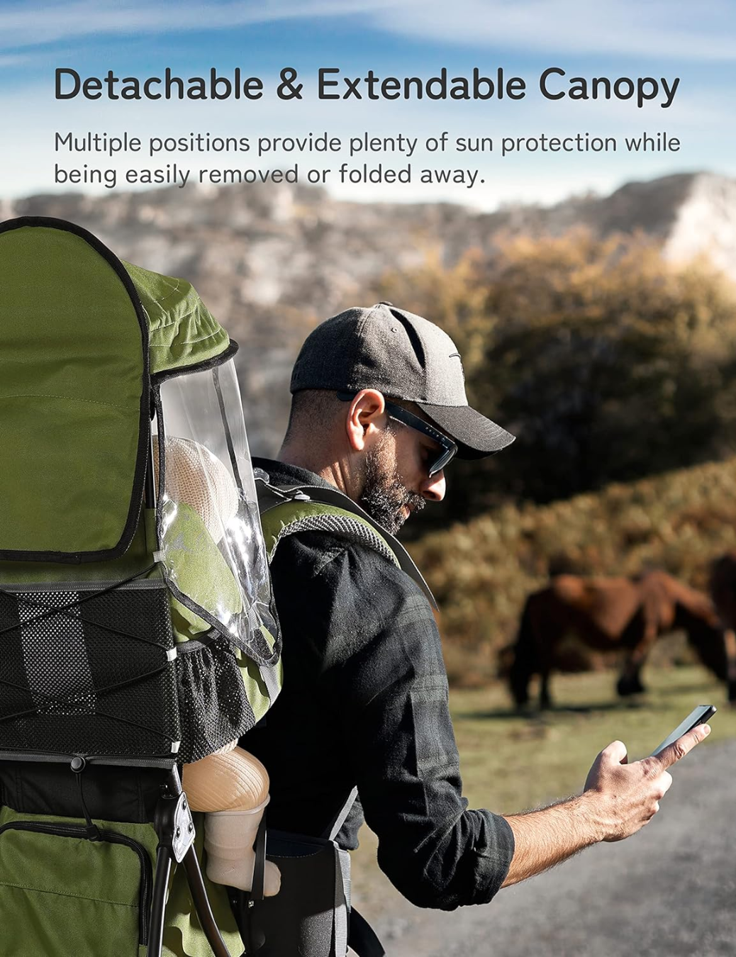 BESREY KRAXE turistické nosítko 6-36 měsíců