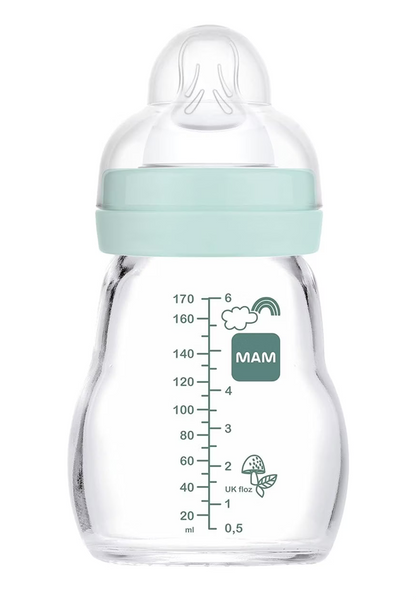 MAM Feel Good üveg cumisüveg 170 ml 0 hónap+ cumi 1