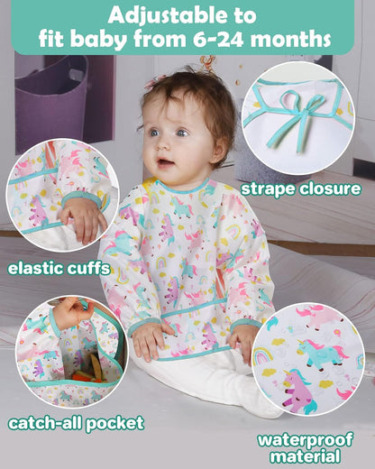 LICTIN bib apron with pocket x3