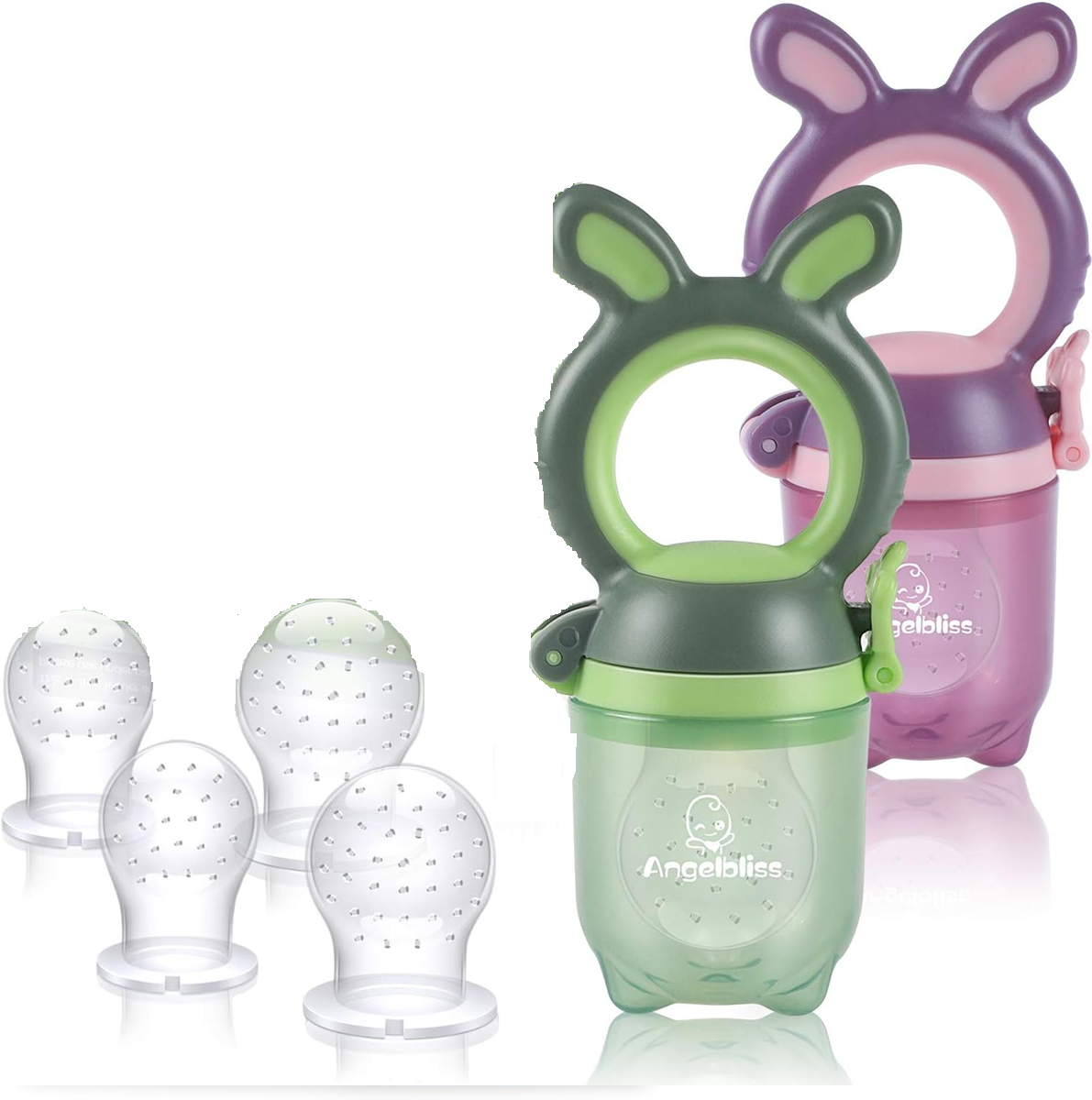 ANGELBLISS fruit feeder teether x2