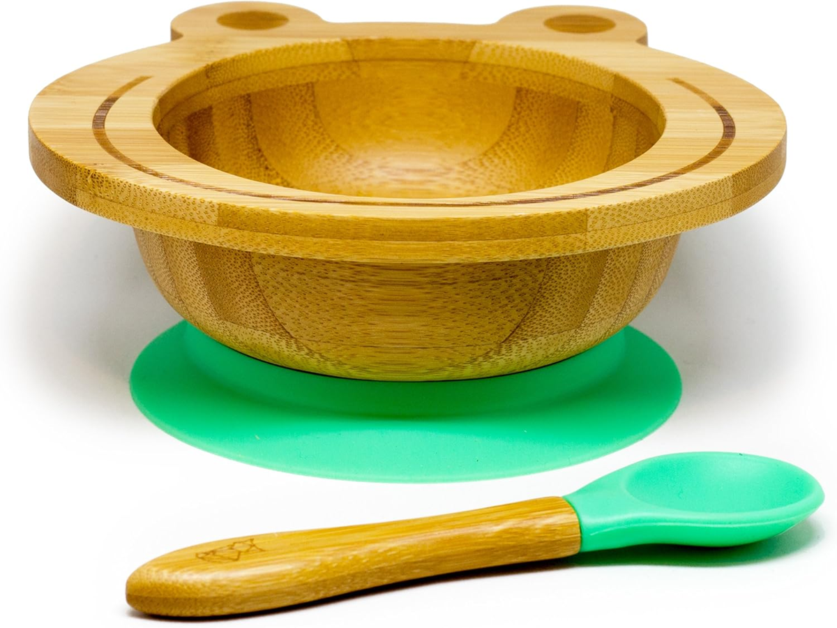 KLEINER FUCHS frog plate + spoon