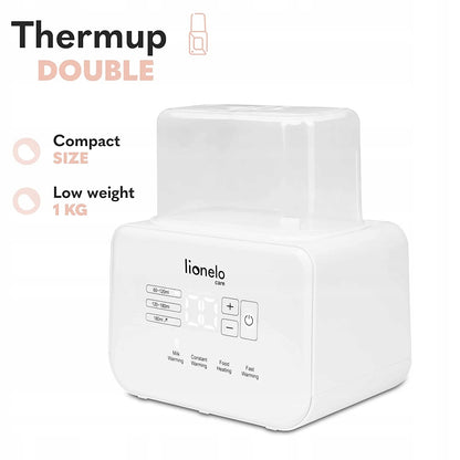 LIONELO THERMUP DOUBLE dupla cumisüveg-melegítő