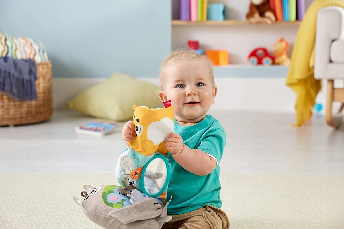 FISHER-PRICE érzékszervi fejlesztő könyvecske 3 hónap+