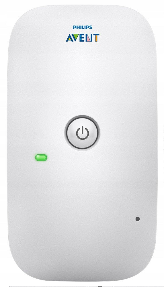 PHILIPS AVENT SCD503 niania elektroniczna DECT - biała jednostka rodzica z przyciskiem i diodą LED