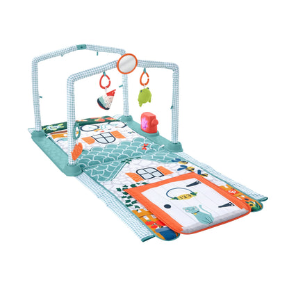 FISHER-PRICE 3-in-1 educatieve speelmat Explorer's House