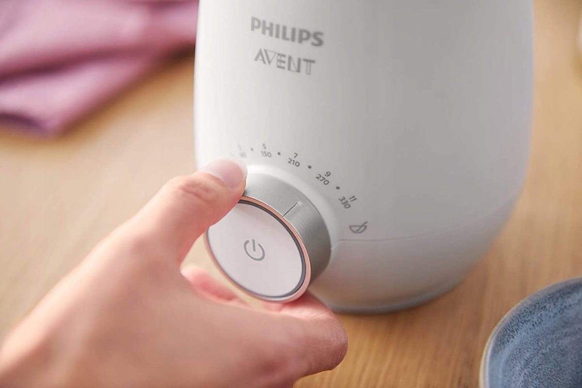 PHILIPS AVENT SCF358/00 podgrzewacz do butelek biały, inteligentna regulacja temperatury, szybkie podgrzewanie mleka