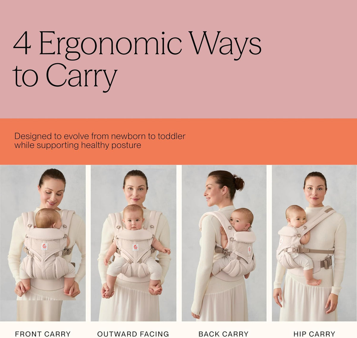 ERGOBABY OMNI 360 ergonomische draagzak 3,2-20,4 kg