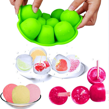 Molde de silicona para congelar alimentos 12 x 75 ml Fresh Foods