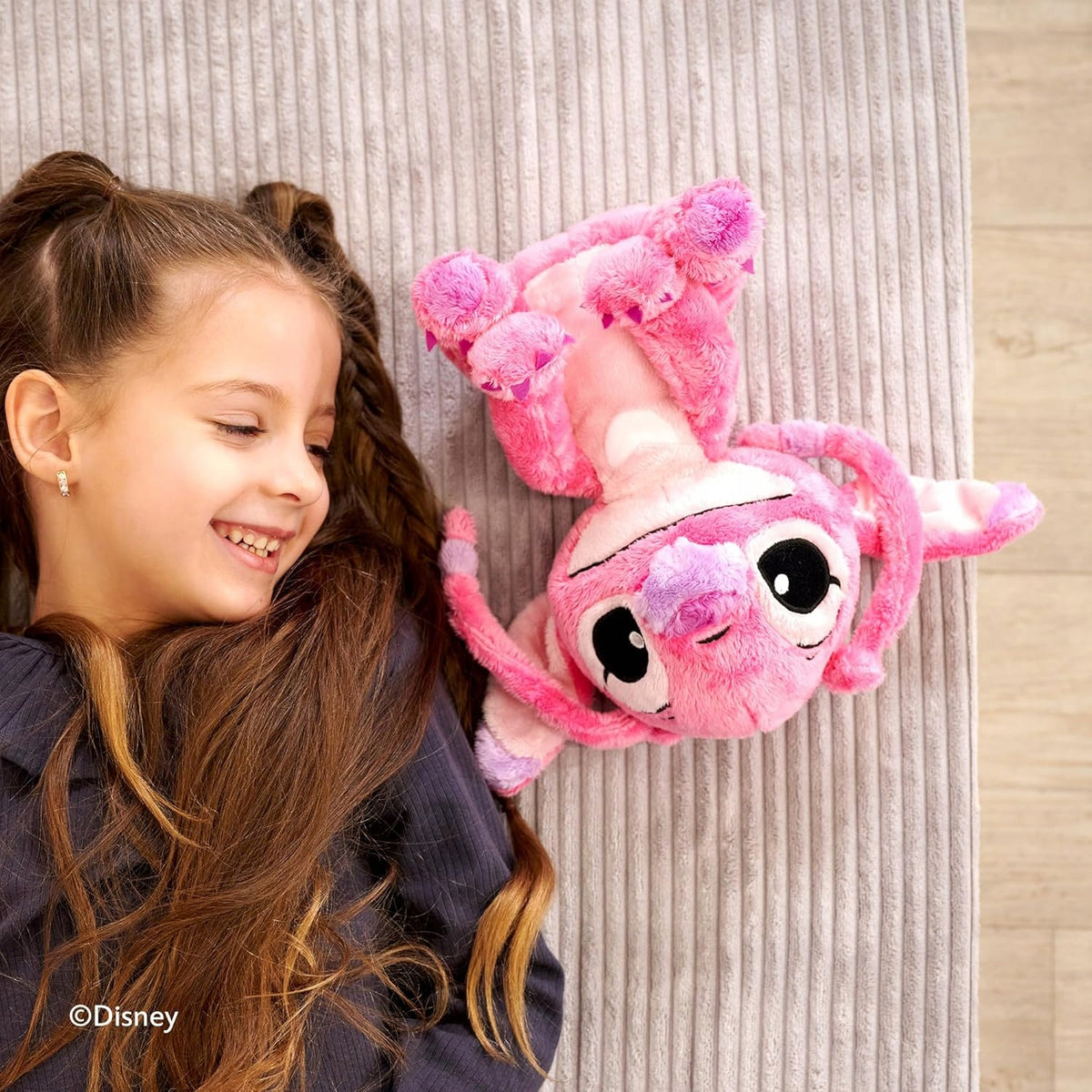 DISNEY Lilo miękka przytulanka 20 cm różowa pluszowa zabawka dla dzieci 0+