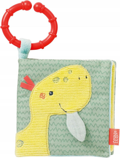 FEHN Happy Dino carte senzorială PENDANT 11 x 11 cm