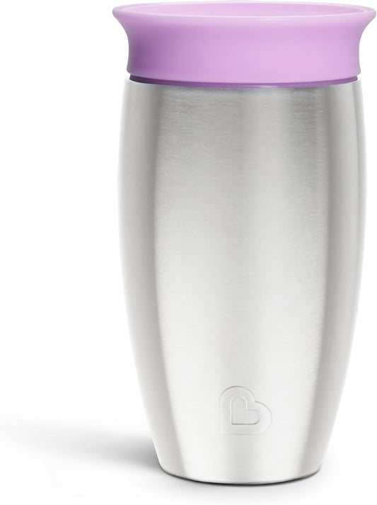 MUNCHKIN Miracle Becher 360 6 luni+ 296ml oțel inoxidabil