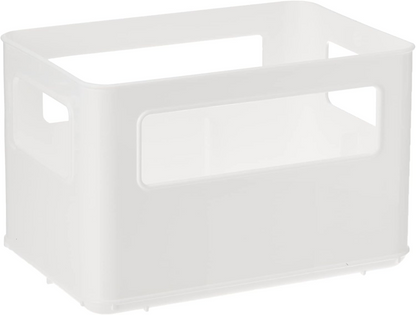 NUK First Choice+ set de start 4 BIBEROANE DIN STICLĂ + coș organizator 0-6 luni