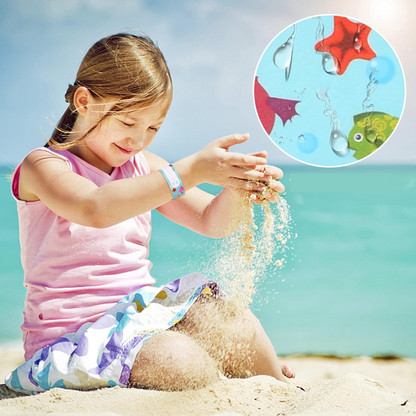 braccialetti SOS impermeabili per bambini 6 pezzi