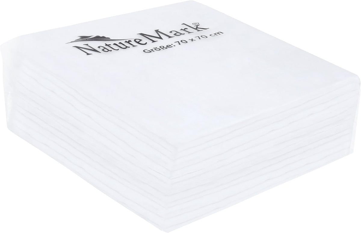 NATUREMARK pieluchy muślinowe 70cm x 70cm x9szt. białe pieluchy muślinowe 70 x 70 cm