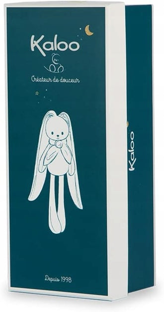 KALOO knuffel van geribd fluweel 35 cm KONIJN PANTIN + doos