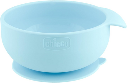 CHICCO Easy Start siliconen set kom lepel slabbetje