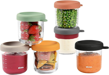BEABA contenitori in vetro per alimenti 6x 250ml