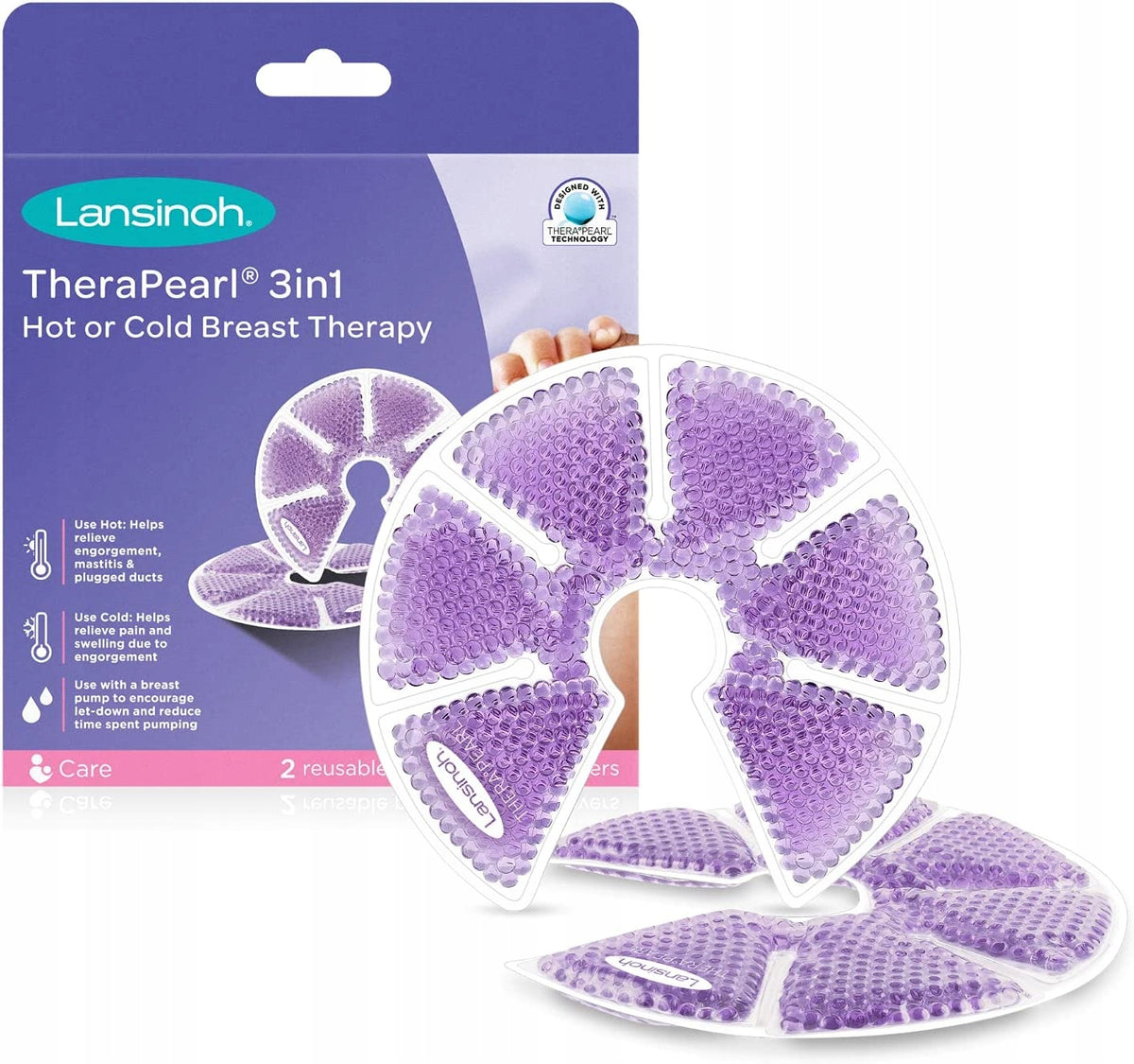 LANSINOH compresas x 2 almohadillas de gel para los pechos
