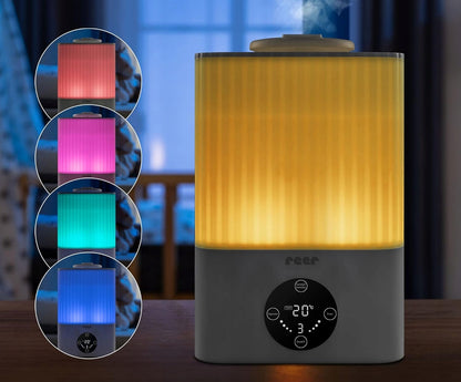 REER umidificatore ad ultrasuoni con luce notturna + telecomando