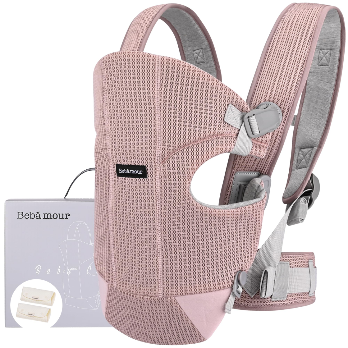BEBAMOUR soft breathable baby carrier
