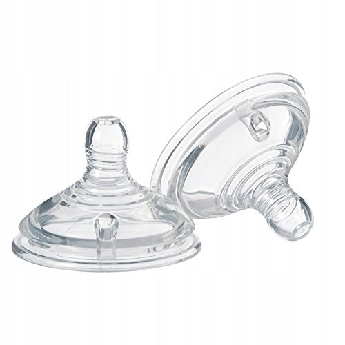 TOMMEE TIPPEE smoczek do butelki CLOSER TO NATURE 6msc+ x2 silikonowe smoczki do butelek bez BPA i BPS